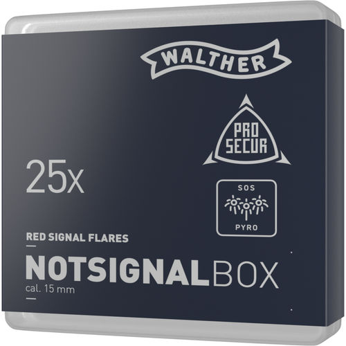 Walther ProSecur Notsignal-Box – 25 rote Signalsterne