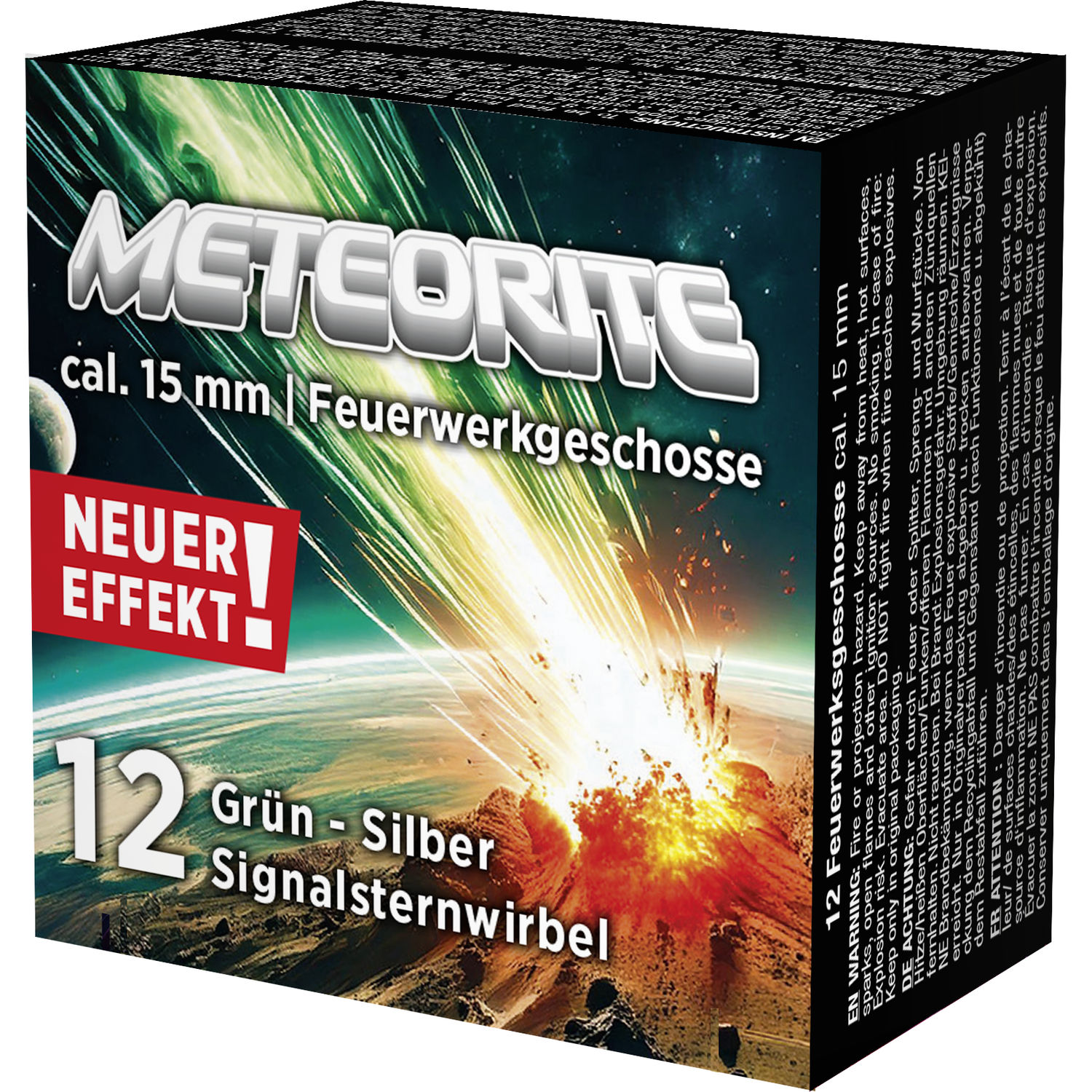 Signalsternwirbel Meteorite Grün-Silber