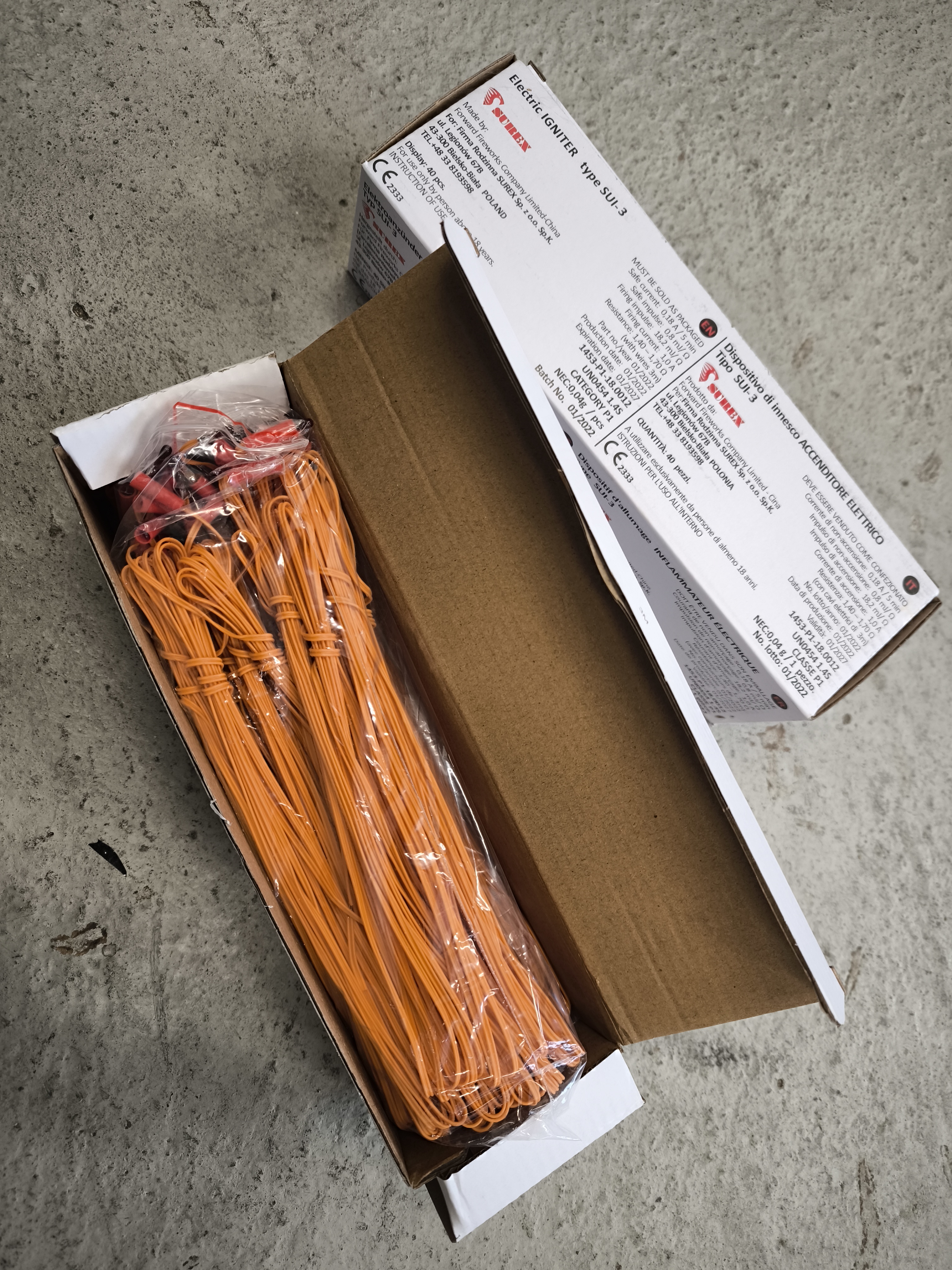 Elektroanzünder A, 300cm von Surex, Elektrische Anzünder Elektroanzünder A, 300cm von Surex, Elektrische Anzünder